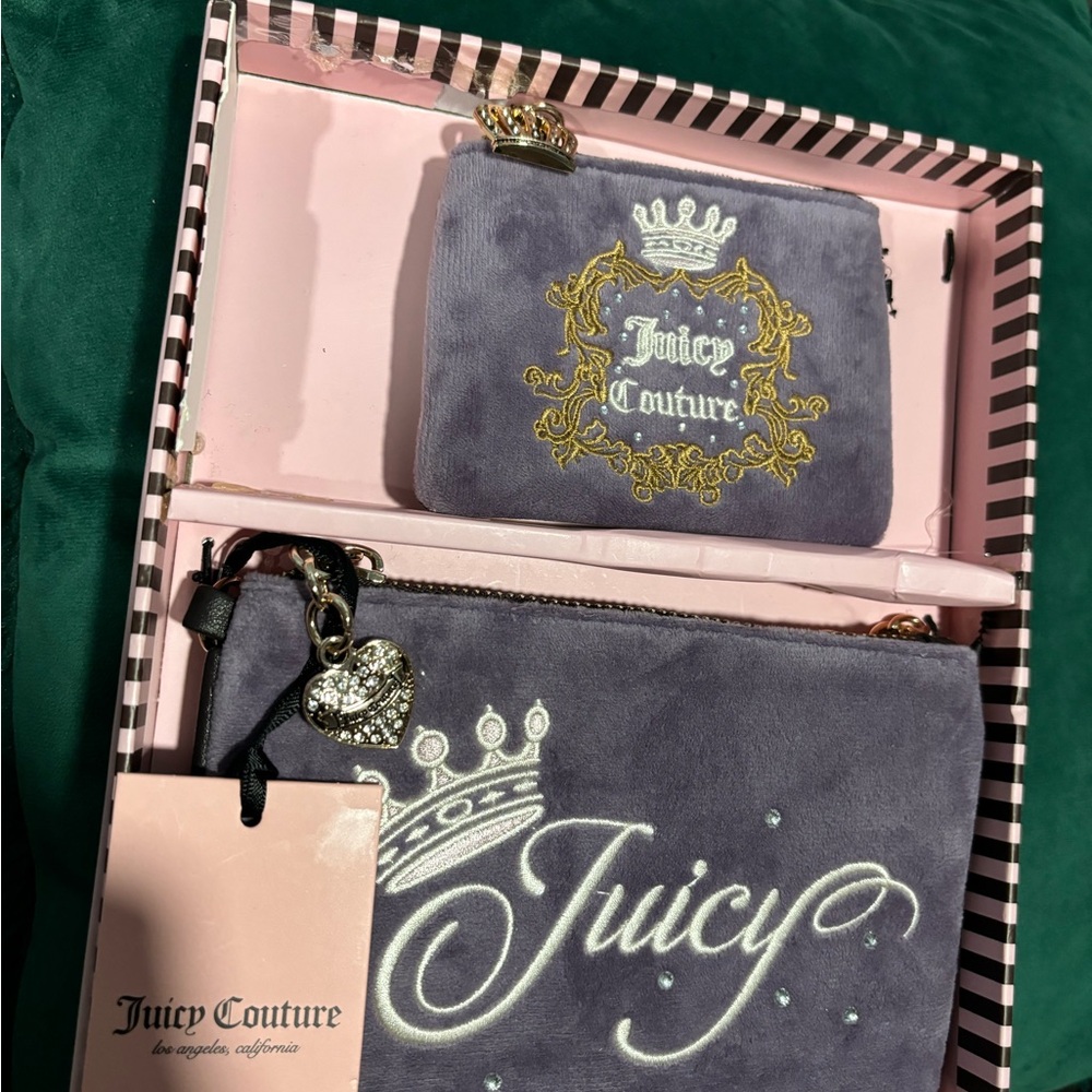 Juicy Couture Purple Velvet Pouch